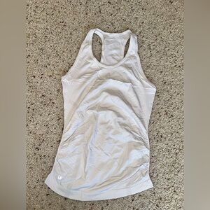 Athleta Women's White Racerback Tank Top